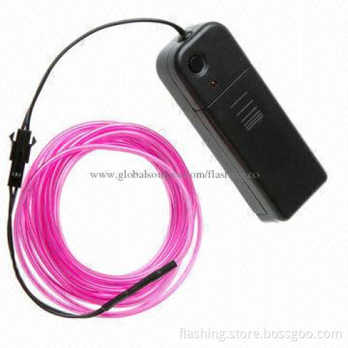 High brightness wonderful long lifespan colorful el wire, wholesale
